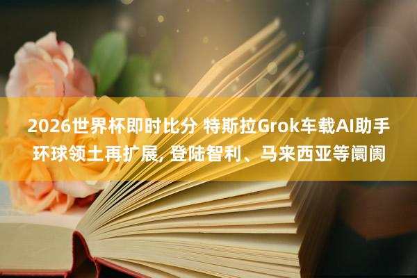 2026世界杯即时比分 特斯拉Grok车载AI助手环球领土再扩展， 登陆智利、马来西亚等阛阓