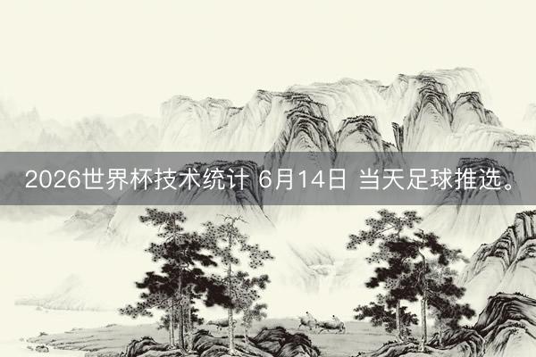 2026世界杯技术统计 6月14日 当天足球推选。